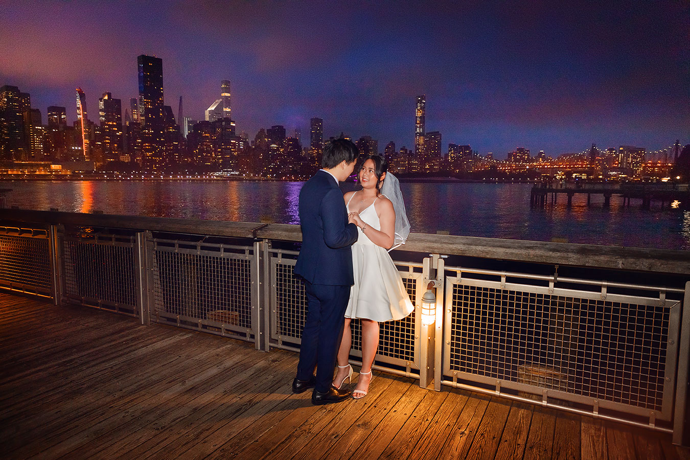 Photo Studio 308 Wedding Photography Skyline Manhattan Night August 2021