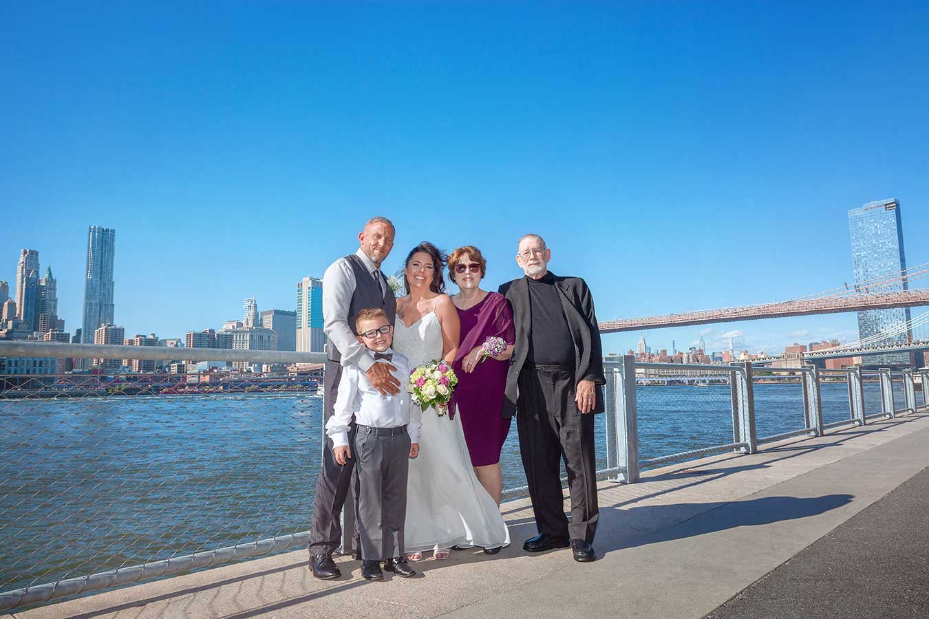 Photo Studio 308 Wedding Photography Brooklyn Bridge Promenade