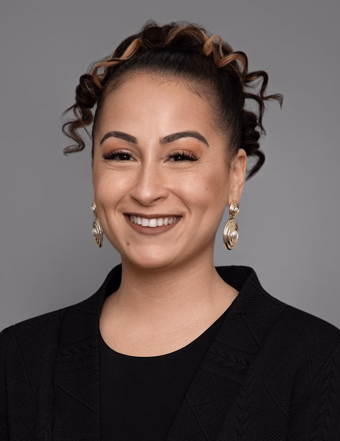 Studio headshot for female entrepreneur NYC