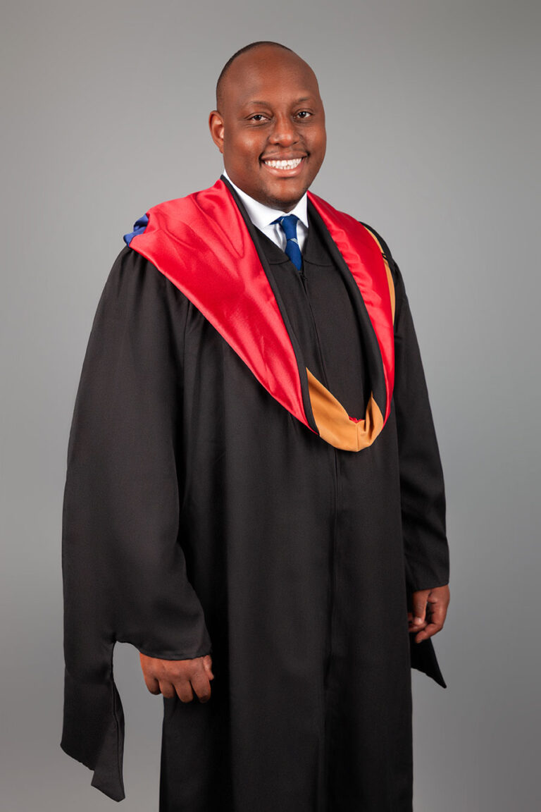 Graduation portrait in NYC
