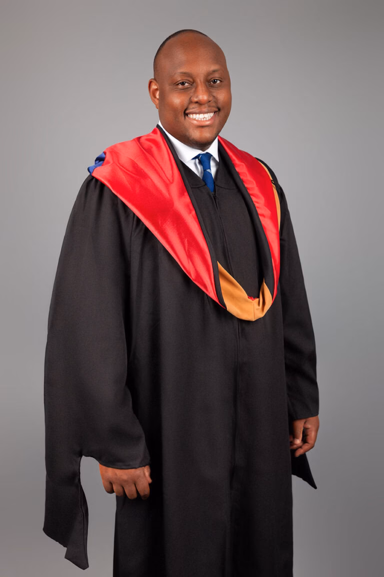Graduation portrait in NYC