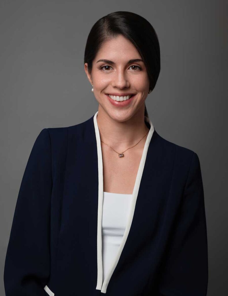 Modern corporate headshot taken inside a New York City professional photo studio.